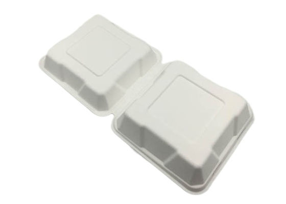 Square Midsize 9"×9" Biodegradable Hot Food Containers