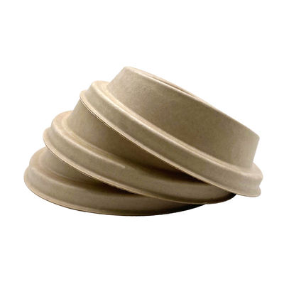 Leakproof Compostable Sugarcane Bagasse Coffee Cup Cap