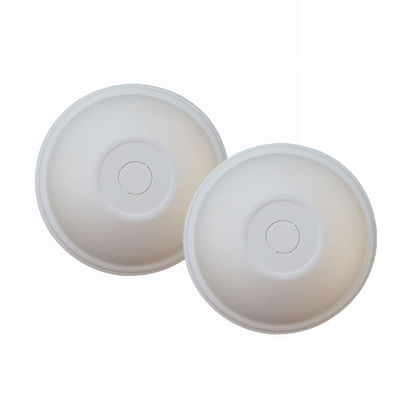 Microwavable Compostable Bagasse Cup Lids Plastic Free