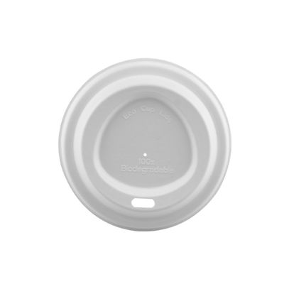 Eco Friendly Compostable Sippy Cup Lids Sugarcane Bagasse 90 mm Round Cup Cover
