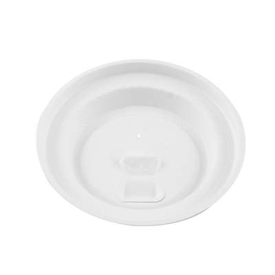 Sugarcane Fiber Pulp 80mm 90mm Paper Lids For 8oz 12oz 16oz 32oz Beverage Cups